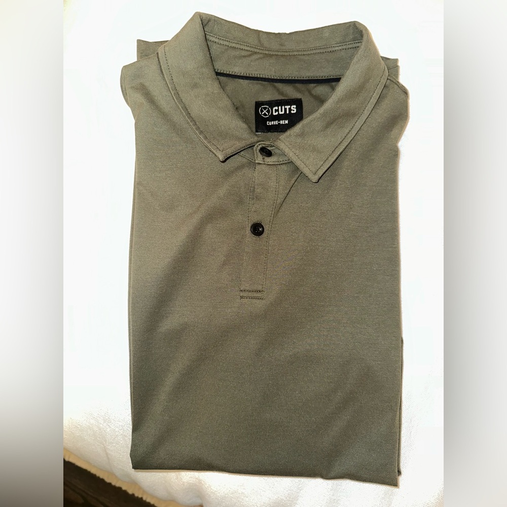 Cuts Clothing Olive Polo Shirt